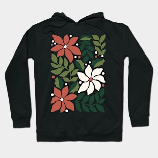 Christmas Flowers Hoodie